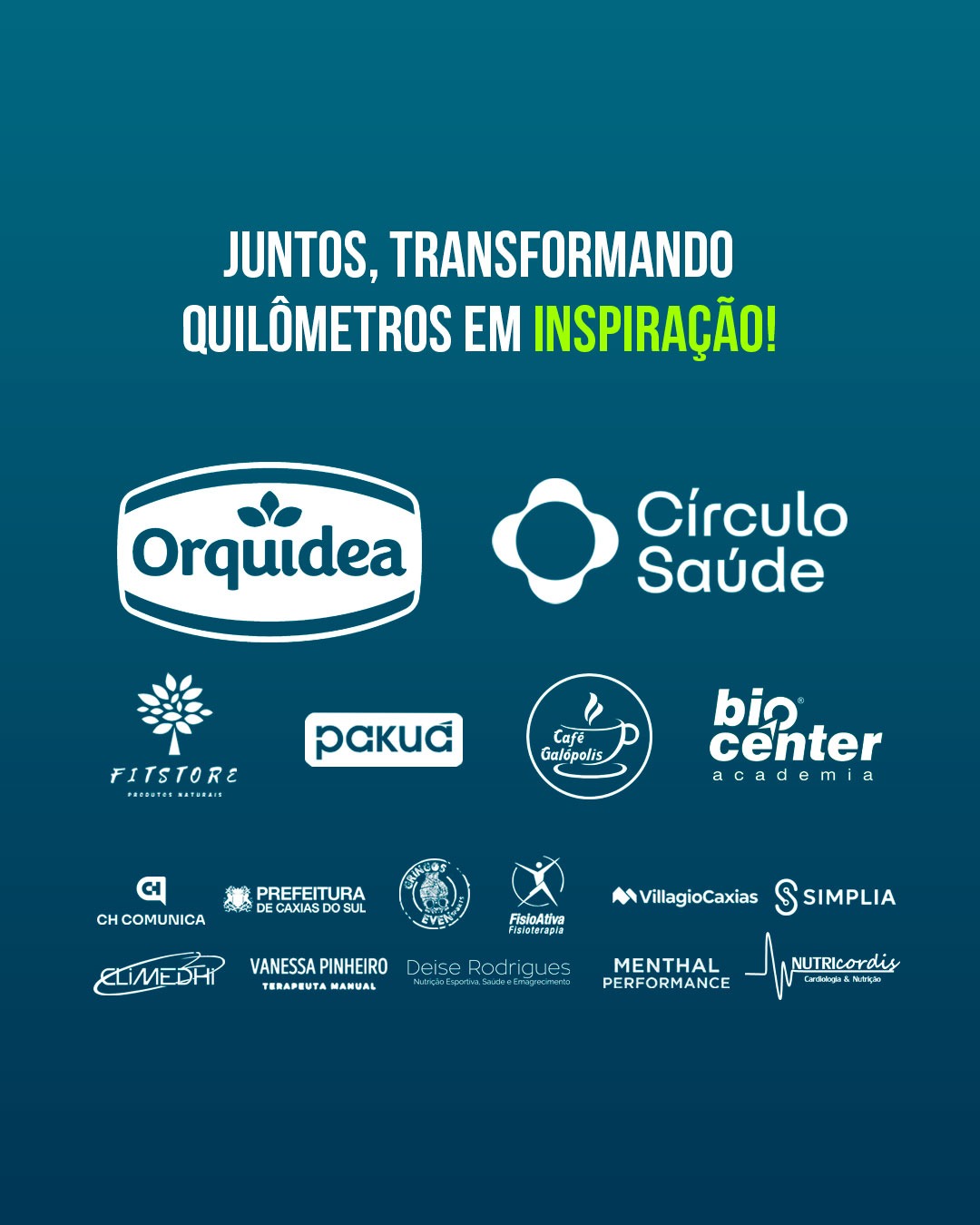 Marcas parceiras do Projeto Inspirar 365